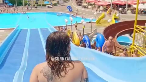 Squishy Waterslide in Slovenia ☀️