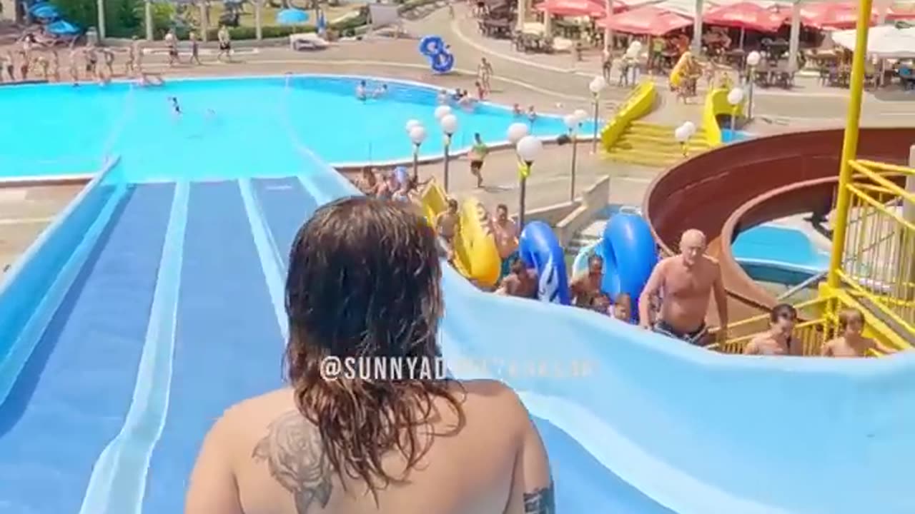 Squishy Waterslide in Slovenia ☀️