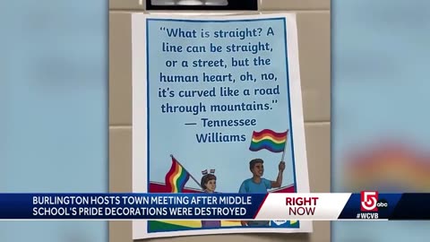 Middle School Kids Take A Stand Against The 'Pride' Being Jammed Down Their Throats In Burlington
