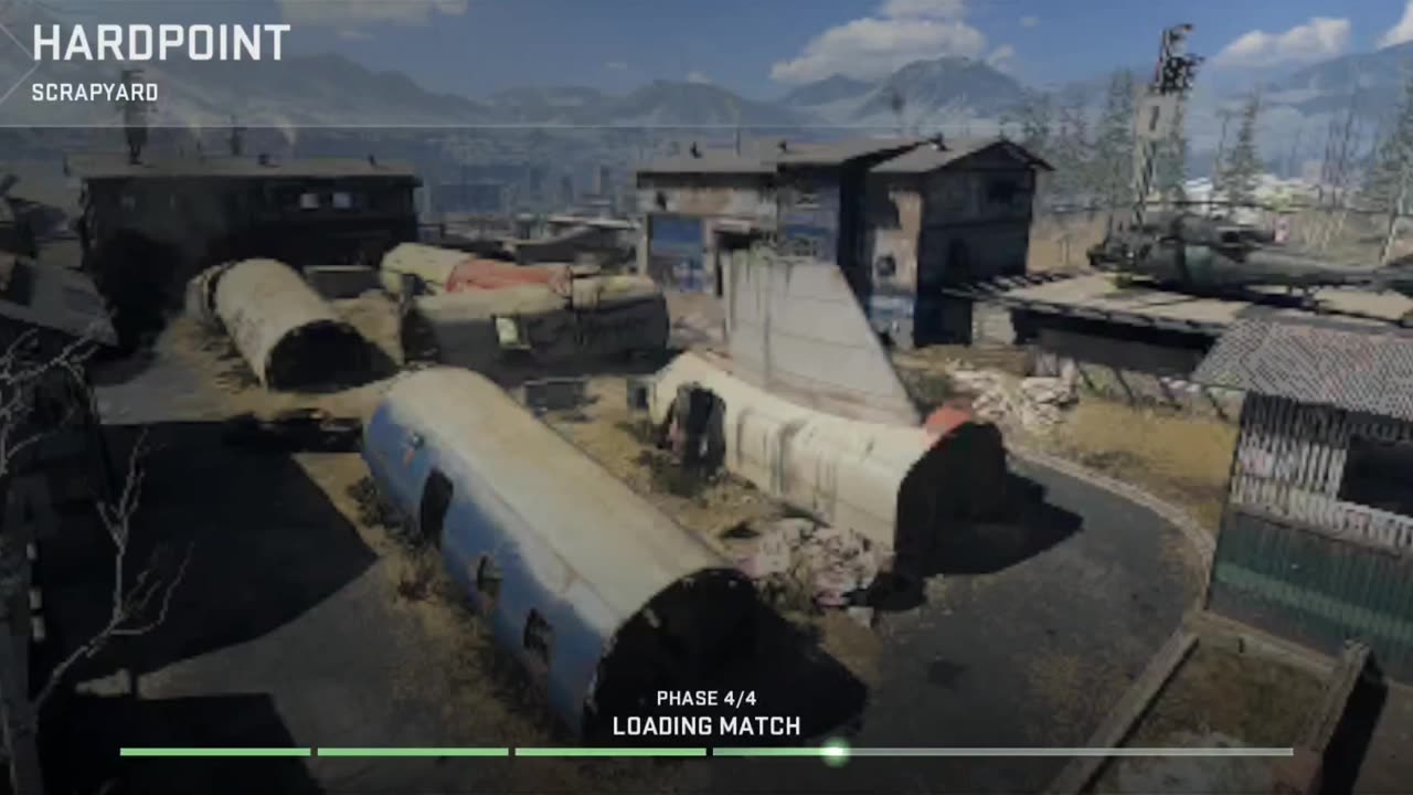 Warzone Mobile.. Scrap yard.. Hard point Multiplayer Gameplay..