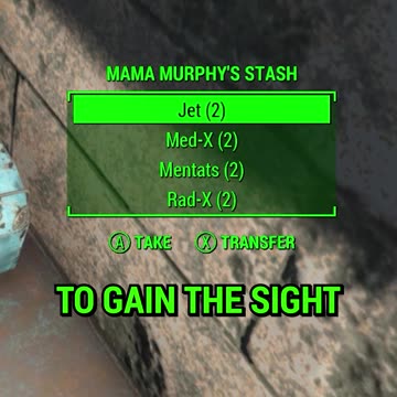 Finding Mama Murphy's Secret Stash