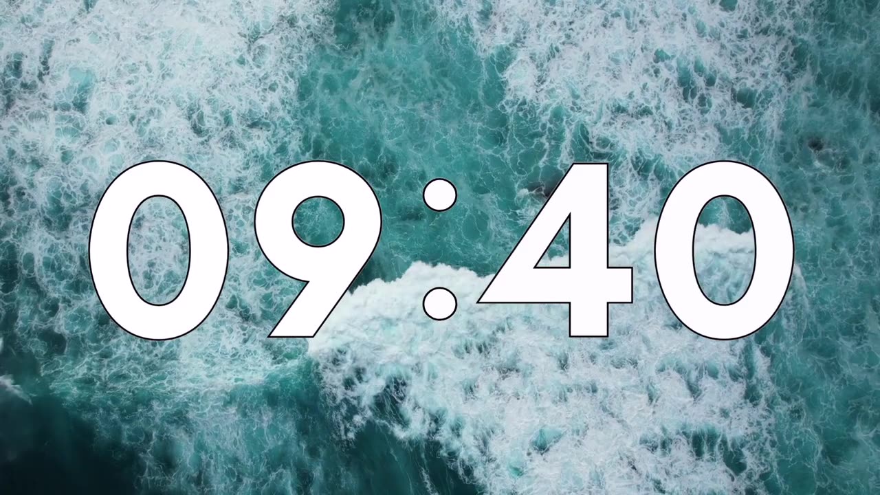 15 Minute Timer ⏱ - ???? Ocean Waves - Countdown