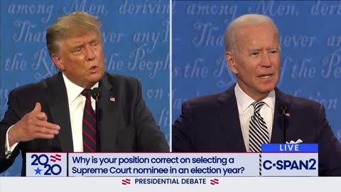 First 2020 Presidential Debate between Donald Trump and Joe Biden