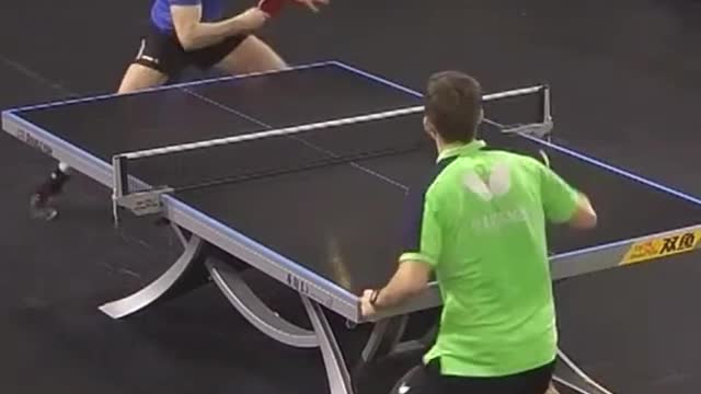 Table Tennis player BREAKS RACKET after Losing!