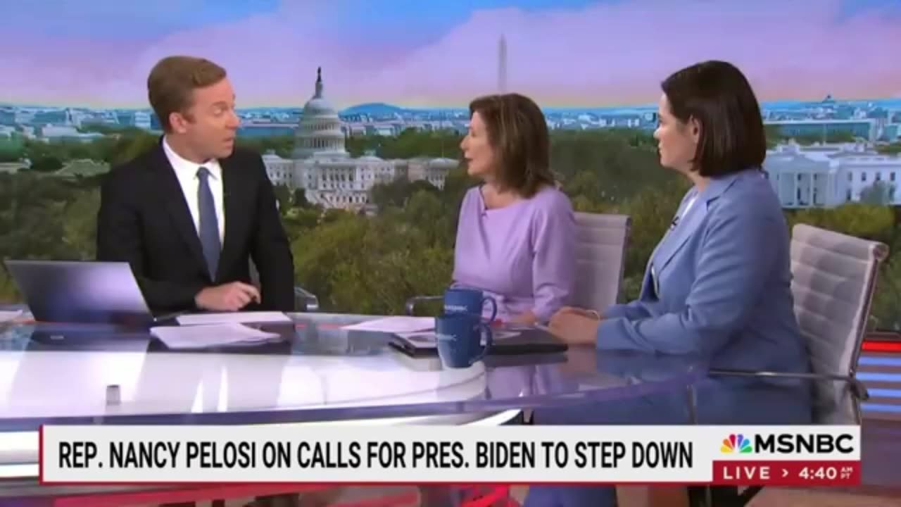 Nancy Pelosi Refuses to Endorse Joe Biden in Awkward MSNBC Interview