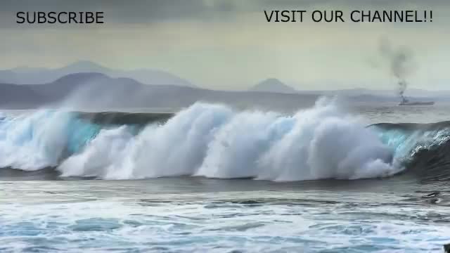 Ocean Waves Crashing - Relaxing Sounds - Calming Relaxation Music For Sleeping - 1 Hour