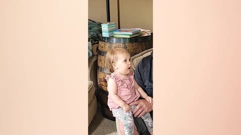 Funny Baby Moment : Happy Baby and Daddy Will Make You Laugh Hard-7