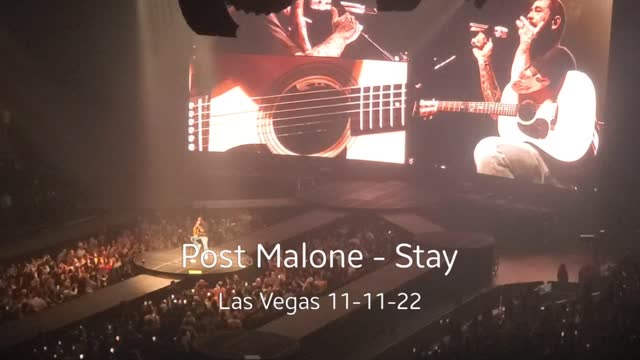 POST MALONE - STAY (Acoustic) // Las Vegas 11-11-22