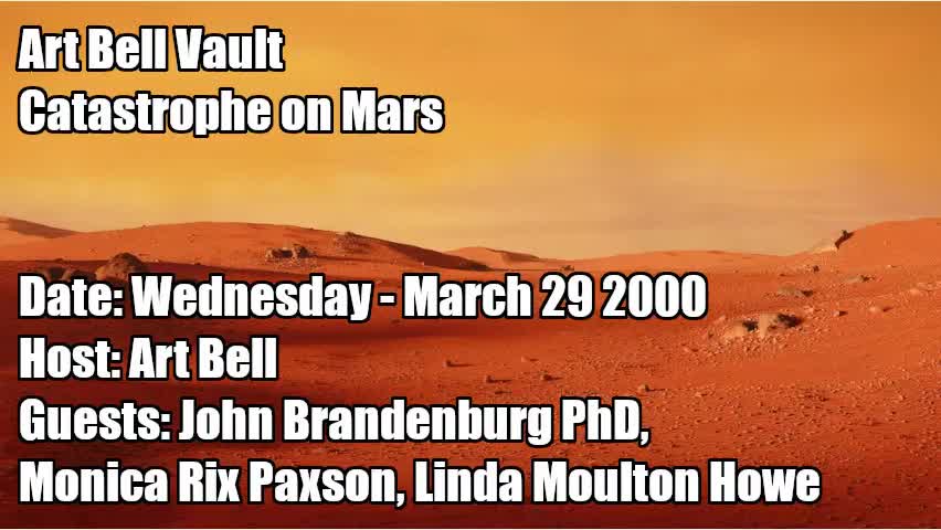 ART BELL VAULT, 2000-03-29 CATASTROPHE ON MARS