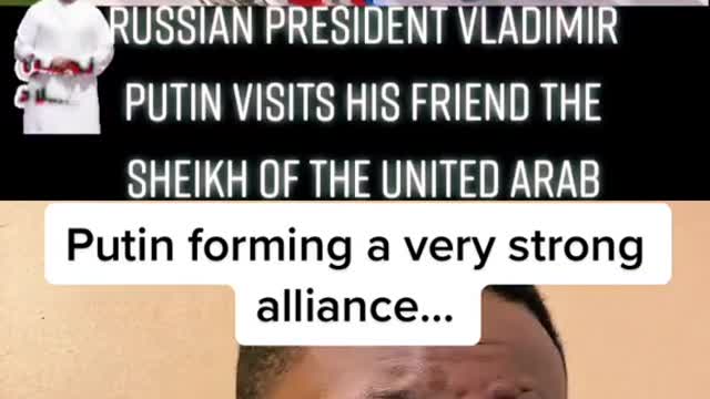 Putin forming a very strong alliance...