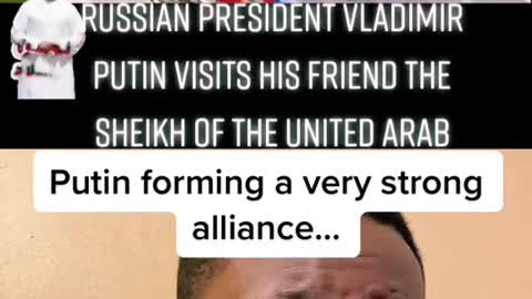 Putin forming a very strong alliance...