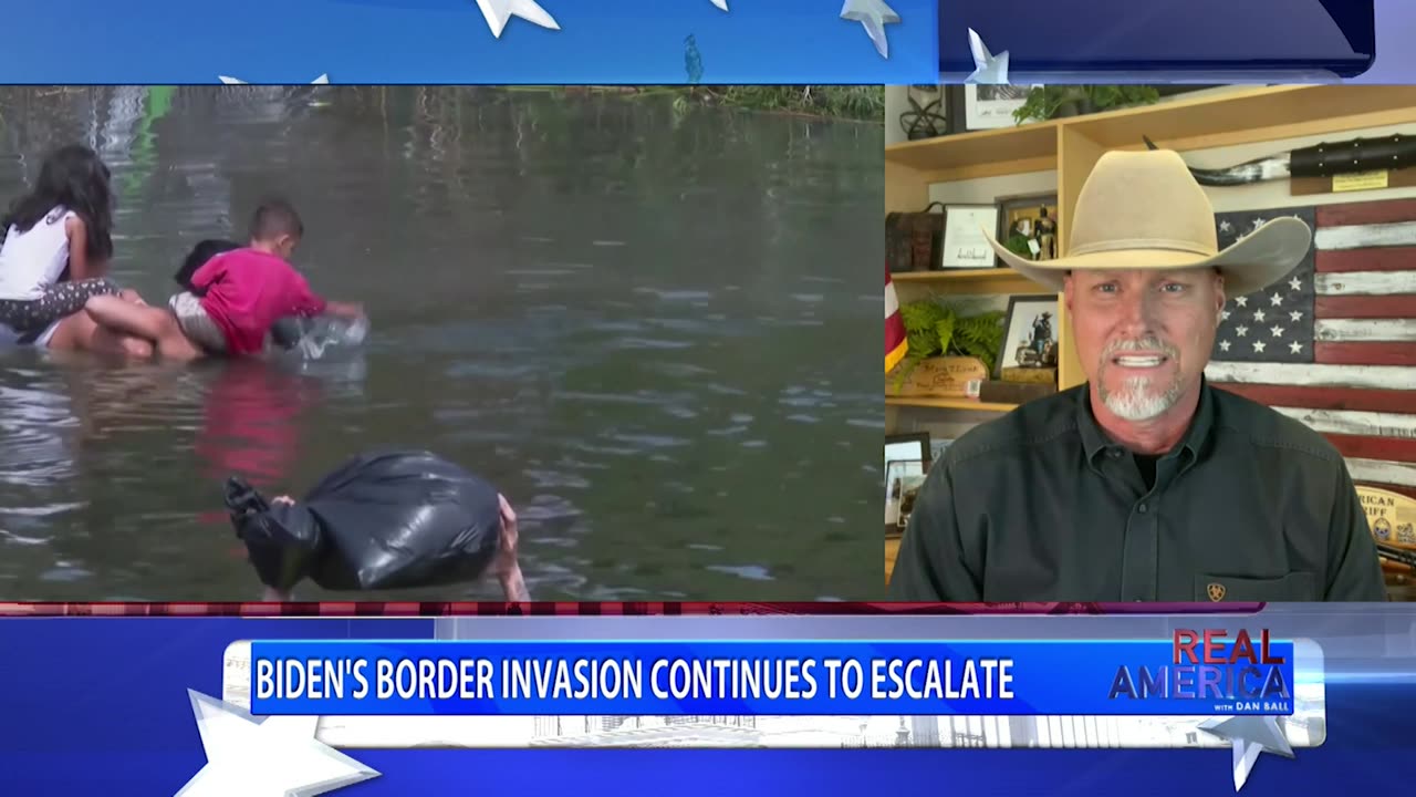 REAL AMERICA -- Dan Ball W/ Sheriff Mark Lamb, The Latest On Biden's Border Crisis