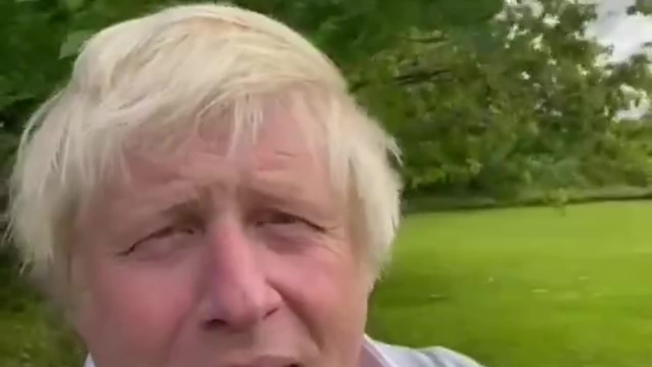 Boris in the UK begging for people to vote Tories