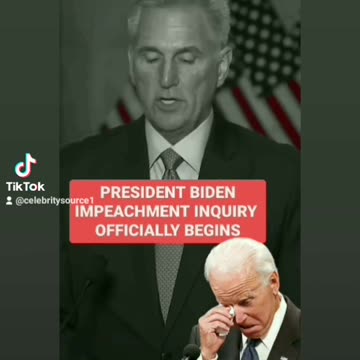 The impeachment inquiry of joe biden 9/25/23