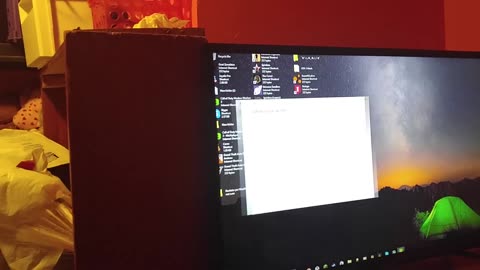 [Violette1st] William unboxes a 40" tv he bought from the Walmart Black Friday Sale for $150