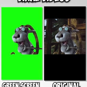 Hoodwinked Goat “Did I, Did I” Green Screen vs Original
