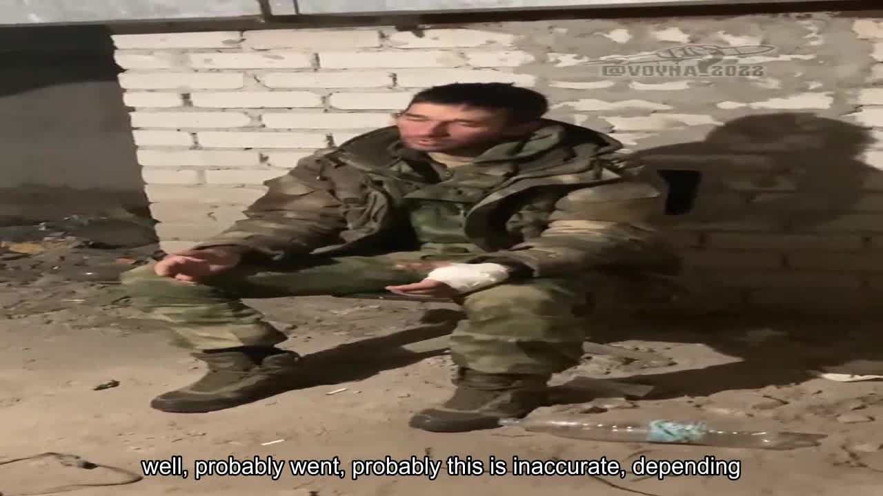 Rozmov with a captive Russian contract soldier, who was suddenly sent to Ukraine.