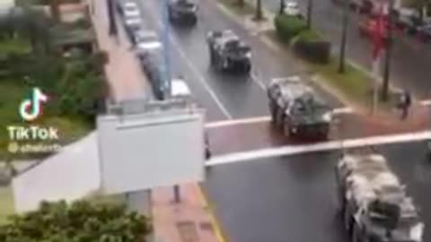 Military Tanks moving in the USA One state at a time