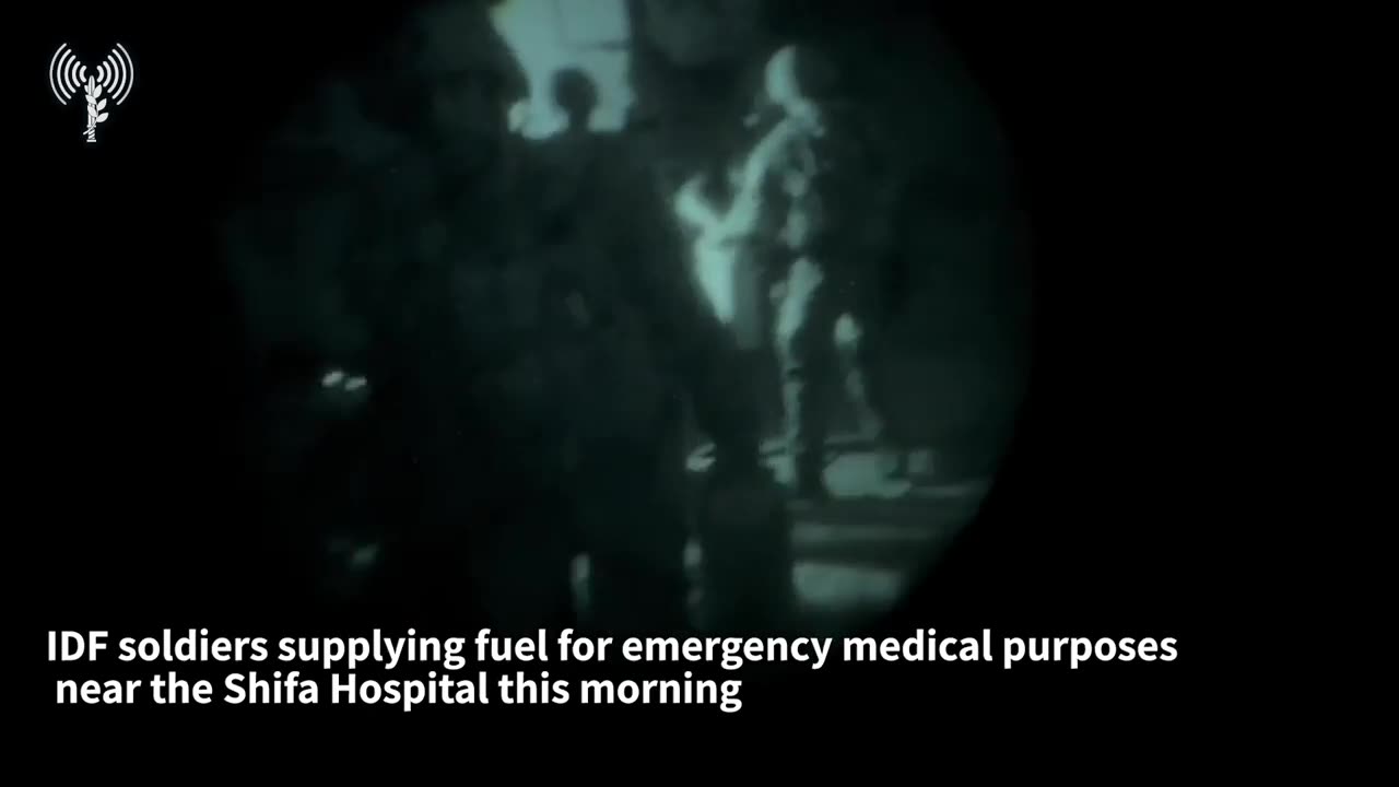 🚀🇮🇱 Israel War | IDF Aid: Fuel for Al-Shifa Hospital | RCF