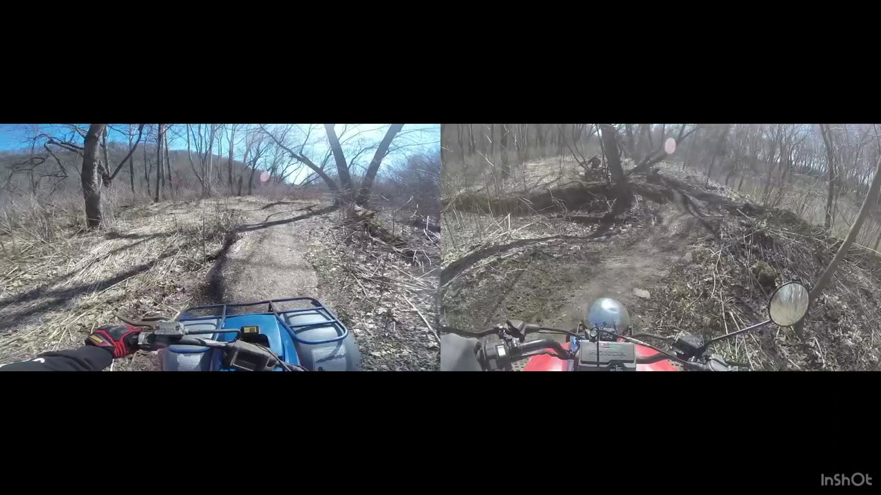 Polaris 250 Trail Boss Races Honda TRX200! Big Wreck and Mud-hole Recovery!