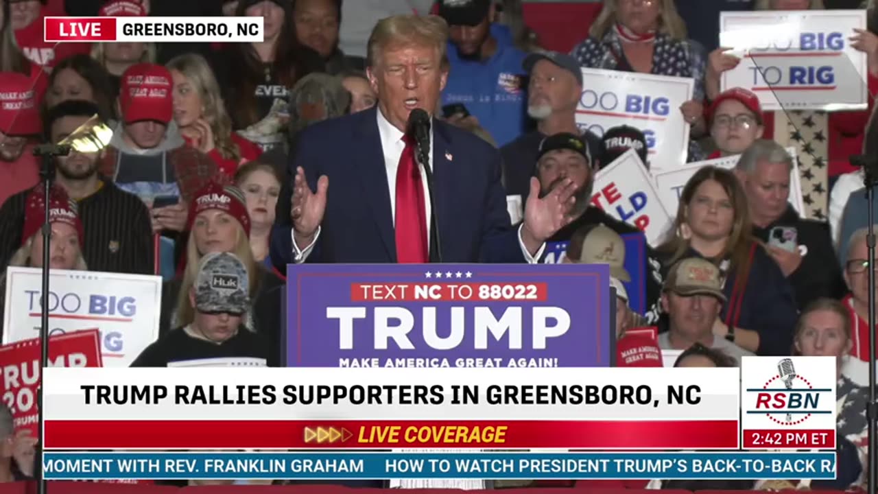 FULL SPEECH: President Donald Trump at Greensboro, NC - 3/2/24