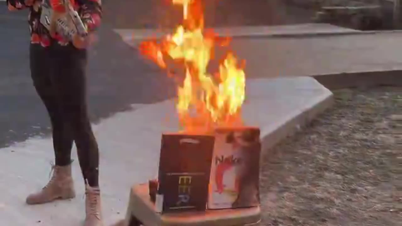 CATCHING FIRE: GOP Candidate Goes Viral After She Takes a Flamethrower to 'Grooming' Books