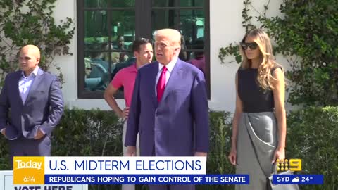 Donald Trump teases presidency run as midterm election voting begins | 9 News Australia