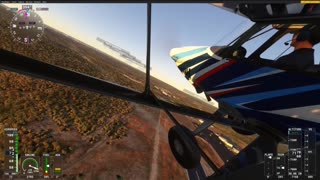 Carbon Cub Departing Runway 03 Grand Canyon National Airport