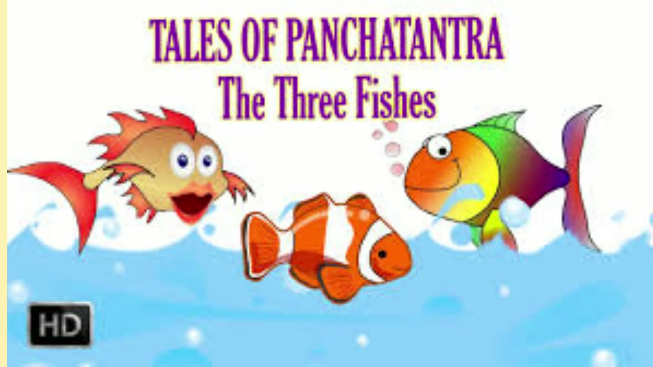 The Three Fishes Story with Moral Lesson for Kids