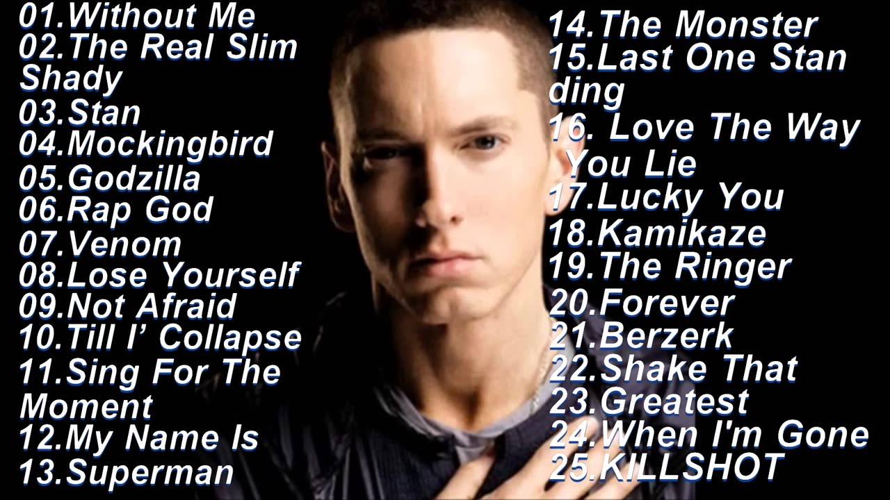 BEST 26 SONGS OF EMINEM