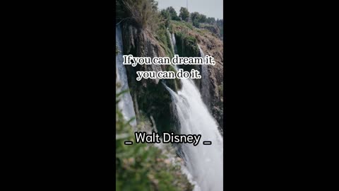 Motivational Quote -Walt Disney