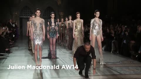 Julien Macdonald London Fashion Week show Julien Macdonald AW14 Collection