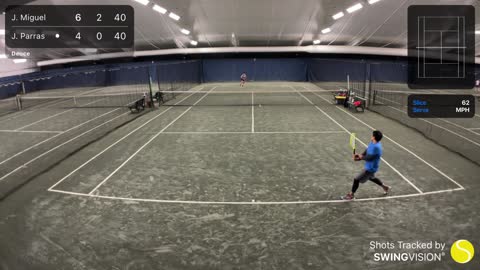 SwingVision Singles 1/4/22