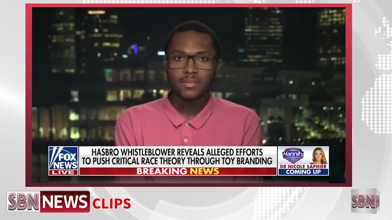 Hasbro Critical Race Theory Whistleblower David Johnson Joins Sean Hannity LIVE on Fox News - 2517
