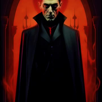 Count Dracula | Vampire | Nosferatu | Gothic Art | Digital Art | Dark Art | AI Art