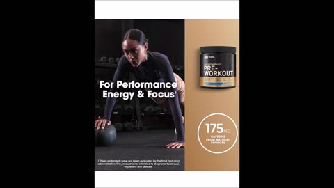 Suplemento Dorado Estándar para antes del entrenamiento Optimum Nutrition