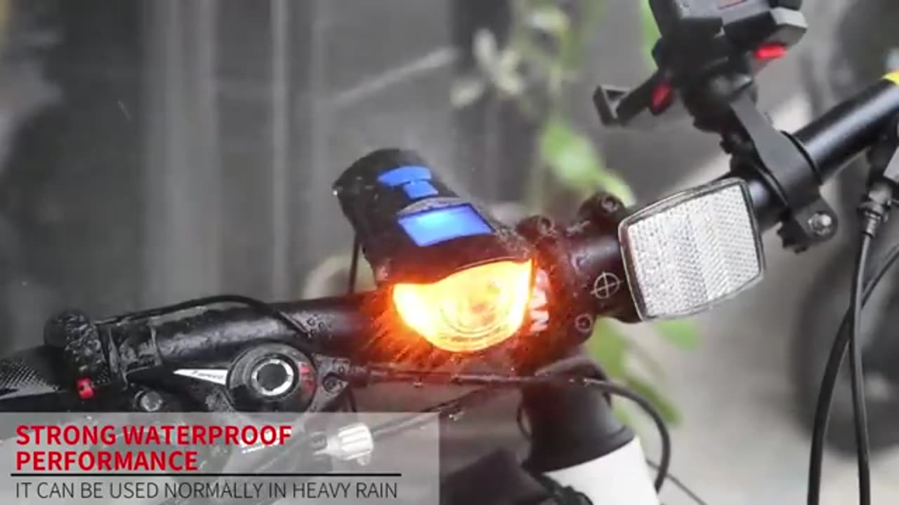 Waterproof Bicycle Light USB Charging Bike Front Light