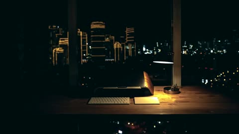 -Night at Work Instrumental Chill Music Mix-(480p)