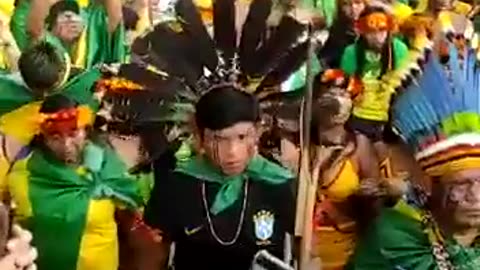 Indigenous peoples in Brazil are joining the struggle, saying they want freedom,