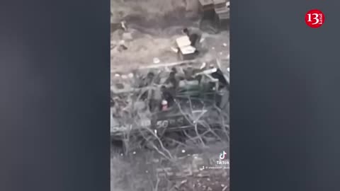 Up to 10 Russians preparing to attack with mortars TARGETED by artillery fire