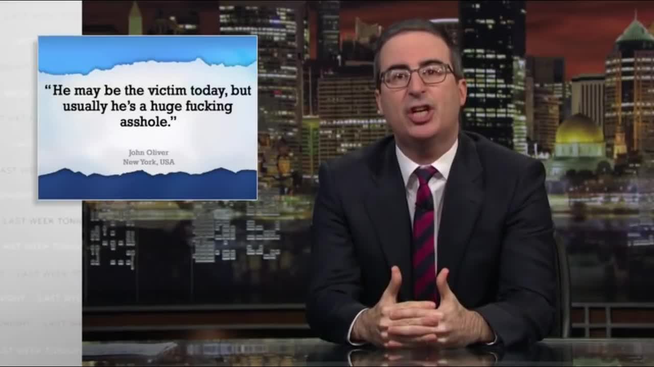 John Oliver discusses Eggboy