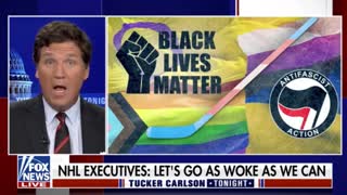 Tucker Carlson talks about the NHL going woke