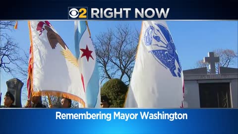 Chicago honors Mayor Harold Washington nearly 35 years after his death