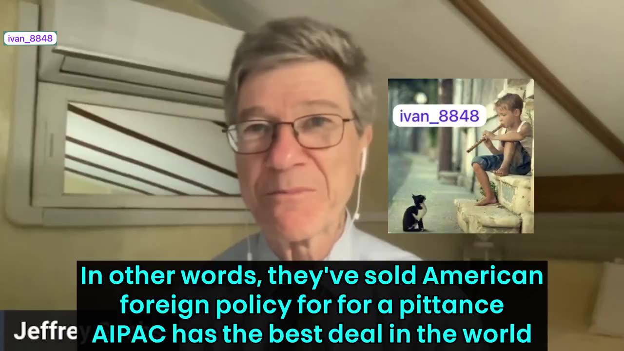 AIPAC has bought out the Congress. They just hold too much control in Washington DC- Jeffrey Sachs