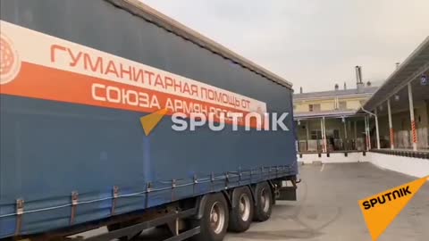 Další várka humanitární pomoci Svazu Arménů Ruska míří na Donbas a Ukrajinu