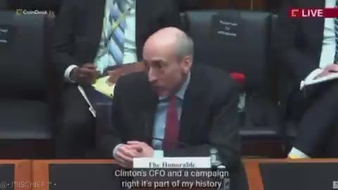 Hillary's cfo grilled