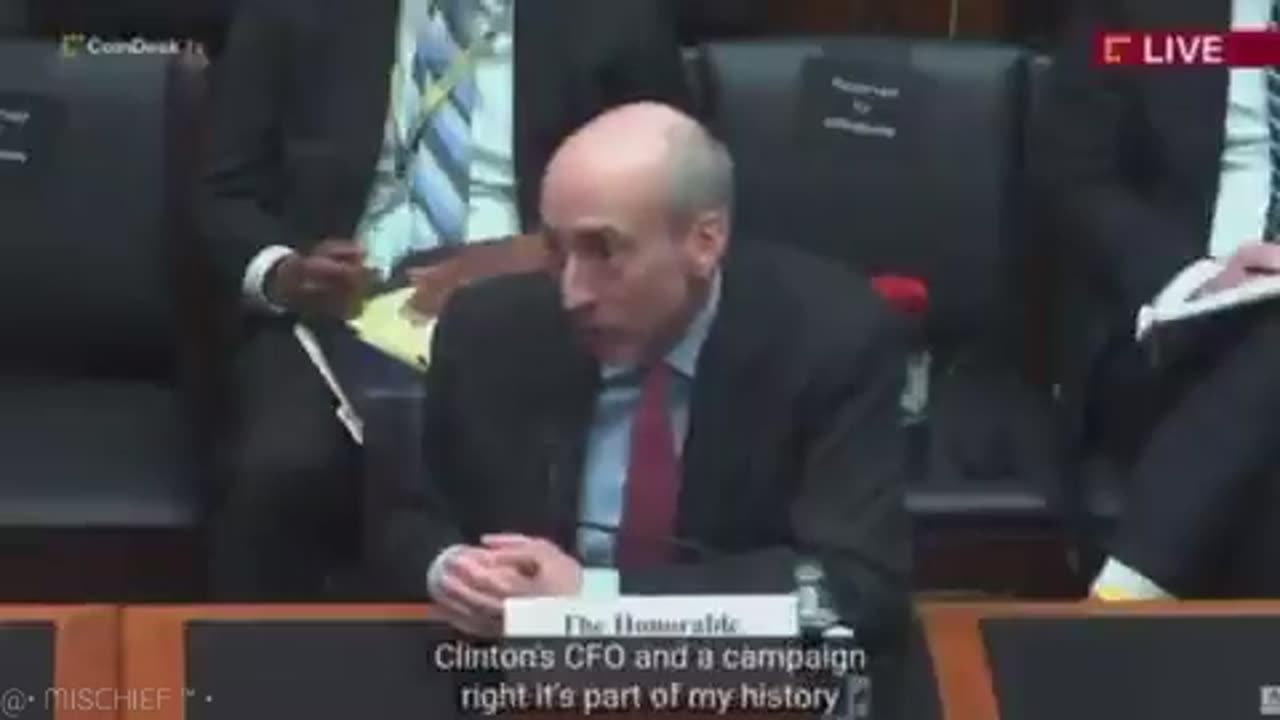 Hillary's cfo grilled