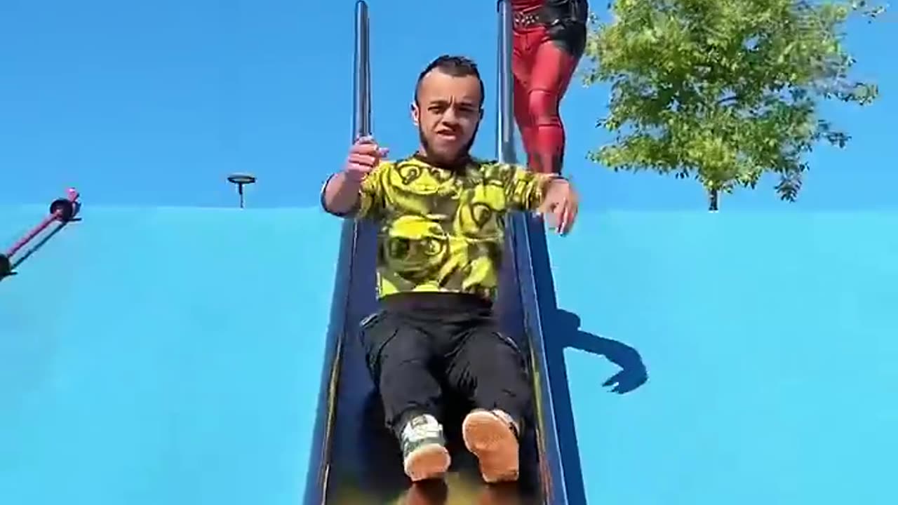 Deadpool saved mini boy😅 #tiktok