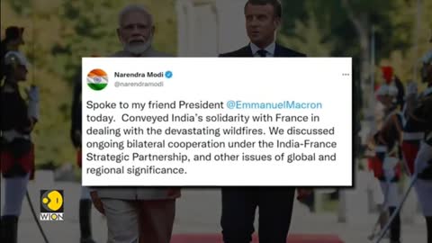 PM Modi, France's Macron discuss bilateral cooperation, global food security - World News - WION