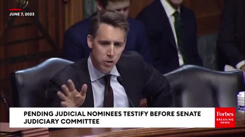 Sen. Hawley sets brilliant trap for radical Biden nominee, she falls in FACE-FIRST